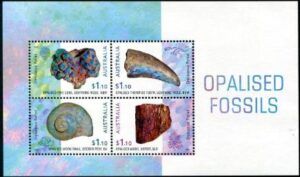 Australia (2020) Block / Opalised fossils