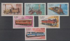 C* (1989) Yv. 2873/78 / Trains