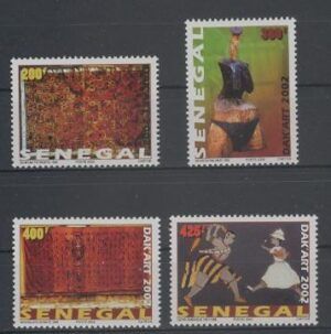 Senegal (2002) Yv. 1657/60 / Dak'Art
