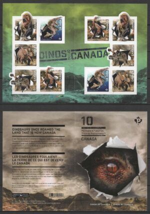 Canada (2015) Booklet / Dinosaurs