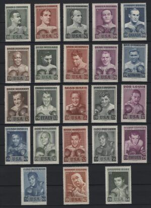 Slania engraved labels – Complet Set – / Boxing Champions