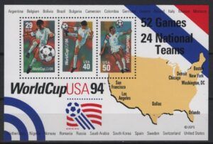 USA (1994) Yv. Bf. 29 / Soccer Worldcup