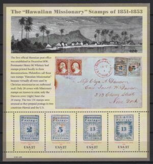 USA (2002) Yv. Bf. 42 / Hawawiian stamps