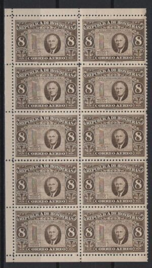 Honduras (1947) Yv. Av. 153A B10 / President Roosevelt