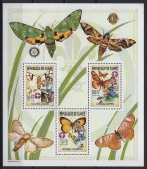 Guinea (2002) Mi. 4026/28 / Nature & Boy Scouts