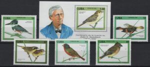 C* (1996) Yv. 3525/29 + Bf. 146 / Birds