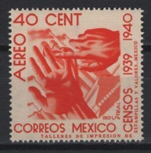 Mexico (1939) Yv. Av. 94 / Census