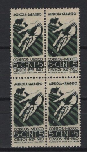 Mexico (1939) Yv. 541 B4 / Agriculture