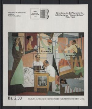 Venezuela (1984) Yv. Bf. 29 / Paintings