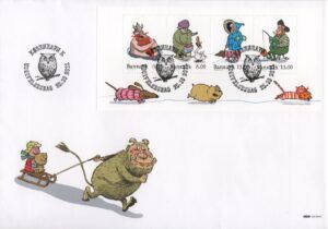 Denmark (2011) FDC / Cartoons