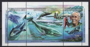 Niger (1998) Yv. 1188/90 / Jacques Cousteau