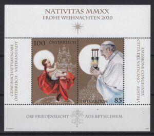 Austria (2020) Block / Joint issue with Vatican