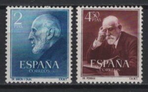 Spain (1952) Ed. 1119/20 / Ramon y Cajal - Ferran