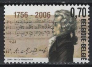 Belgium (2006) Yv. 3455 / Mozart