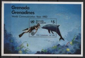 Grenada (1983) Yv. Bf. 73 / Marine fauna