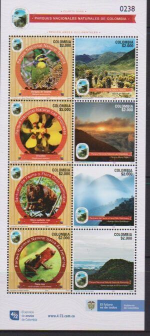 Colombia (2020) MS / National Parks #4