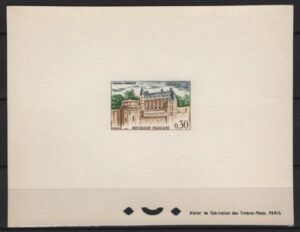 France (1963) Yv. 1390 Deluxe Proof / Castle