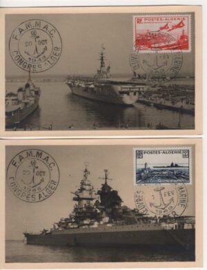 Algeria (1948) 2 Cards / Military