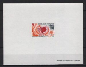 France (1972) Yv. 1711 Deluxe Proof / Heart Month