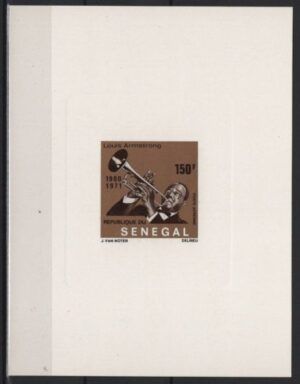 Senegal (1971) Yv. Av. 112 Deluxe Proof / Louis Armstrong