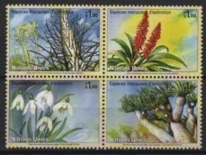 UNO – Geneve (2010) Set / Endangered Plants