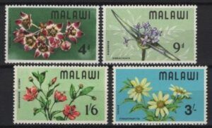 Malawi (1968) Yv. 80/83 / Flowers