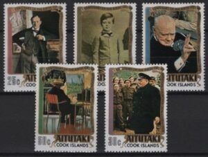 Aitutaki (1974) Yv. 121/25 / Winston Churchill