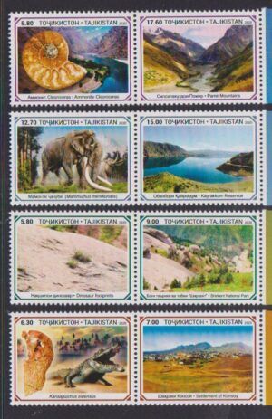 Tadjikistan (2020) Set / Paleontology