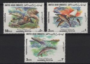 UAE (1996) Yv. 480/82 / Marine Fauna