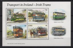 Ireland (1987) Yv. Bf. 6 / Irish Trams