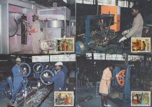 Ciskei (1986) 4 Maxicards / Bicycle Factory