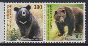Korea (2020) Set / Bears / Joint issue with Russia