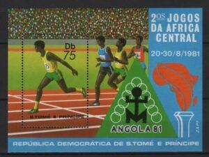 S. Tome (1981) Mi. Bl. 78 / Central Africa Games
