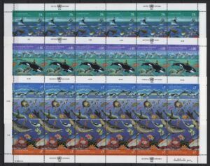 United Nations (1992) Sheets Complet / Clean Oceans