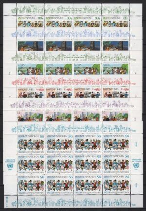 United Nations (1987) Sheets Complet / United Nations Day