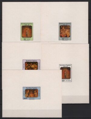 Togo (1986) Yv. 1193A/93B + ... Deluxe Proofs / Easter