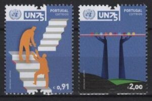 Portugal (2020) Set / 75th. UNO Aniv. / Joint Issue