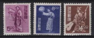 Ryu Kyu (1956) Mi. 45/47 / Dresses