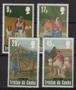 Tristan da Cunha (1984) Yv. 358/61 / Wool