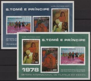 S. Tome (1978) Mi. Bl. 15/16 / Gauguin / Van Gogh