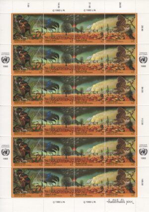 UNO – Vienna (1993) Mi. 156/59 MS / Clima Protection