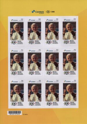 Brazil (2020) Sheet / Joint Issue with Poland / John Paul II