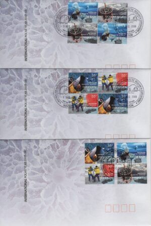 Australia AAT (2008) 3 Covers / Mawson Base