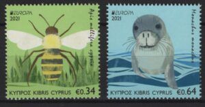 Cyprus (2021) Set / Endangered Fauna