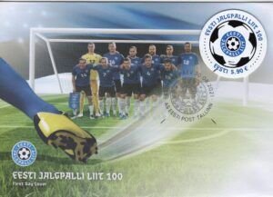 Estonia (2021) FDC / Soccer Ball