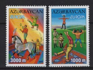 Azerbaidjan (2002) Mi. 513/14 / Circus