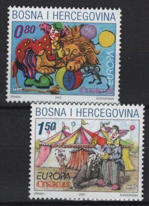 Bosnia & Herzegovina - SRJ (2002) Mi. 88/89 / Circus