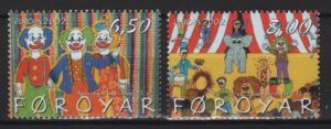 Faroe (2002) Mi. 423/24 / Circus