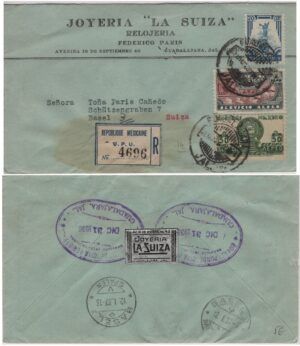 Mexico (1936) Cover / Jewelery "La Suiza" / Clocks