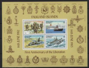 Falkland (1983) Mi. Bl. 3 / Anniversary of the Liberation